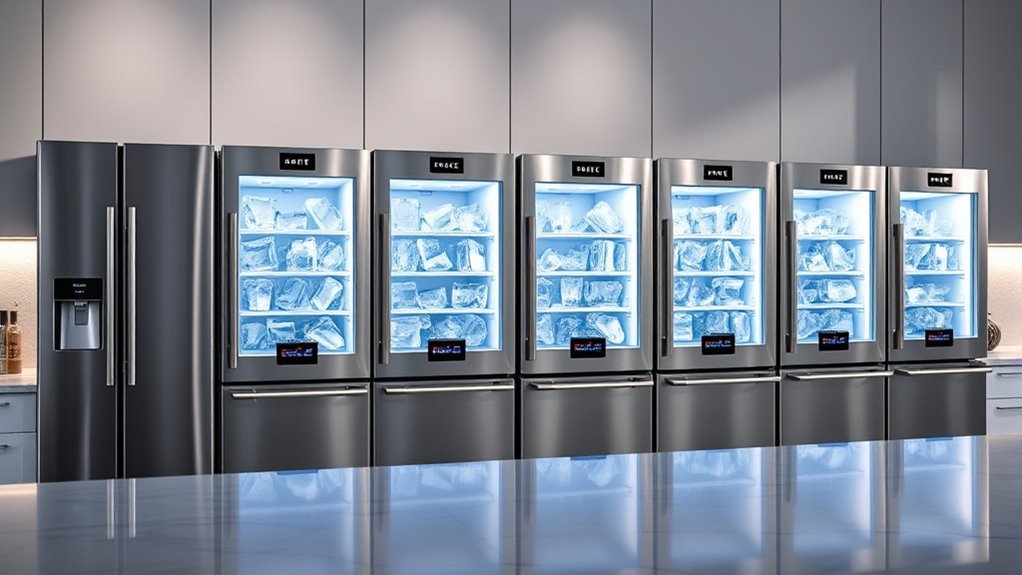 top craft ice refrigerators