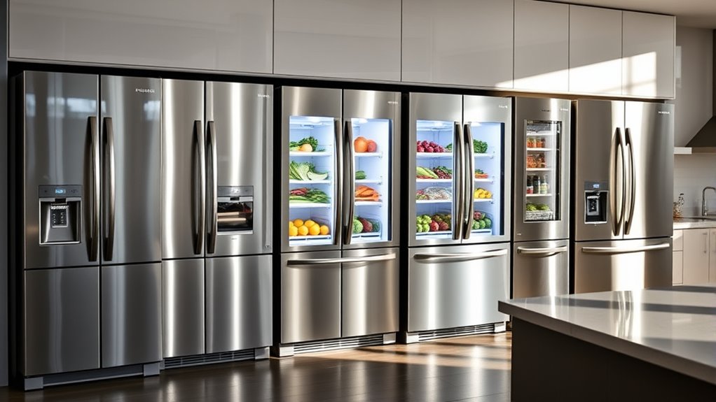top french door fridges