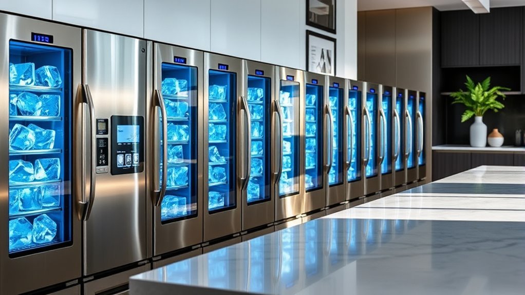 top ice maker refrigerators