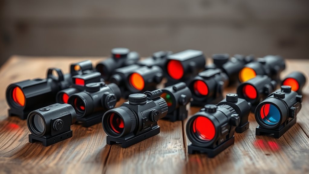 top m4 red dot sights