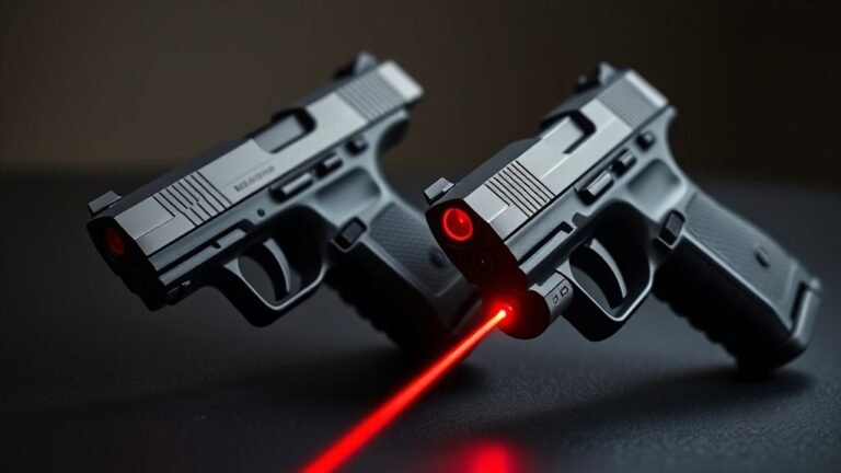 top pistol red dot lasers