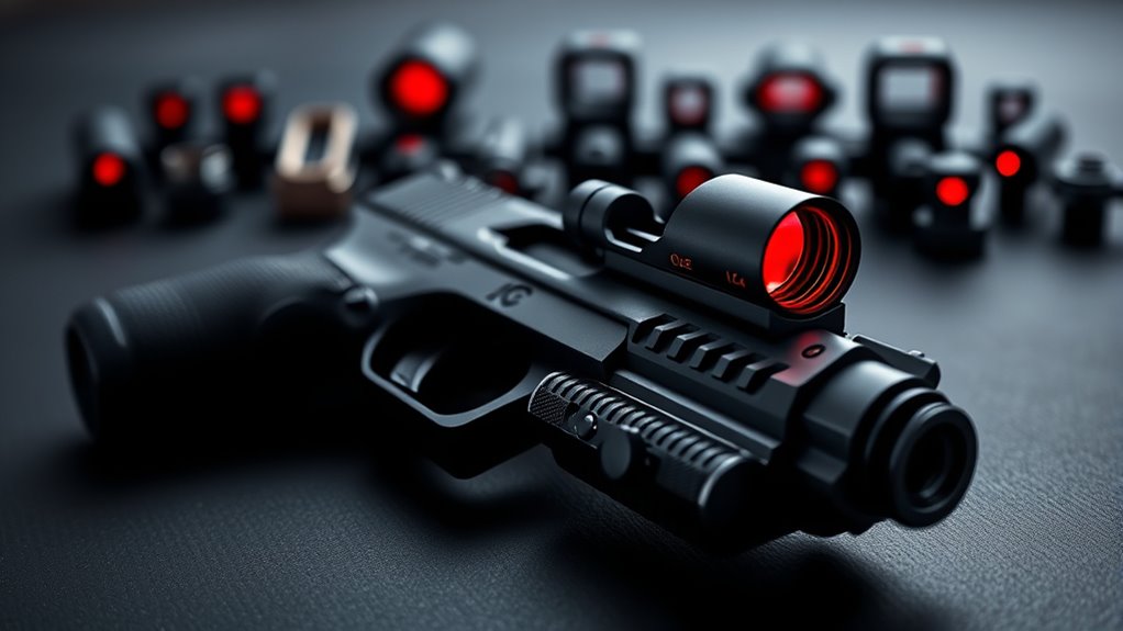 top pistol red dot sights