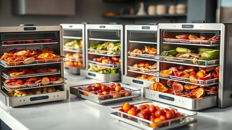 top stainless steel food dehydrators