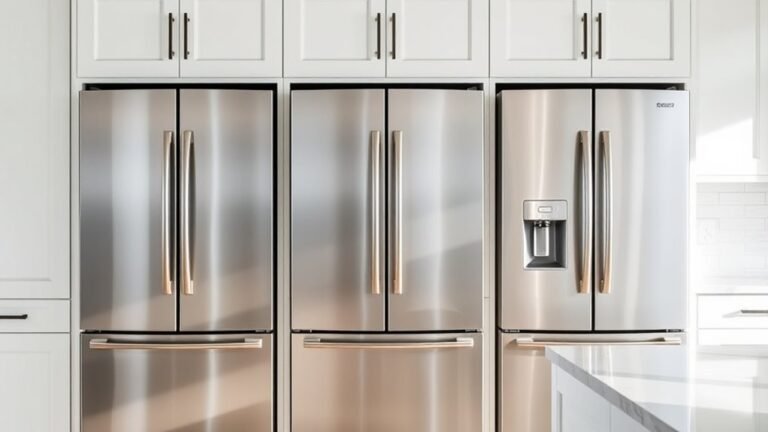 top zero clearance refrigerators