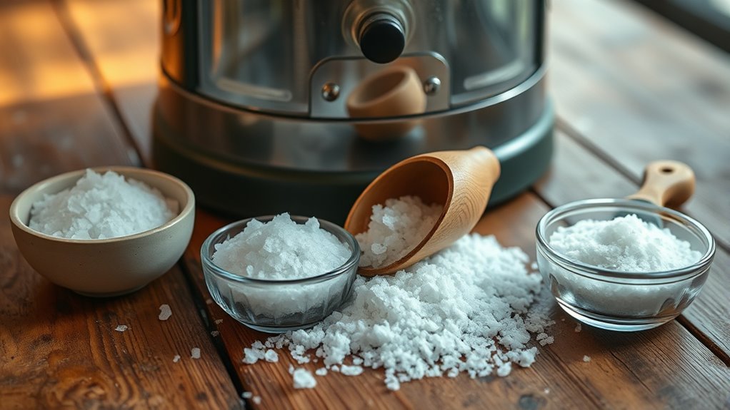 use coarse natural salt