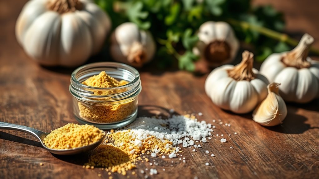 use garlic powder alone