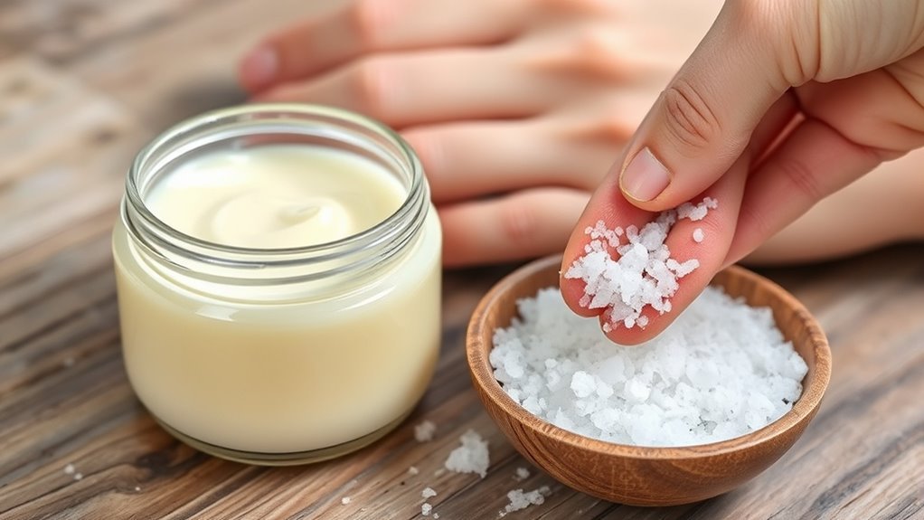 vaseline salt exfoliation tips