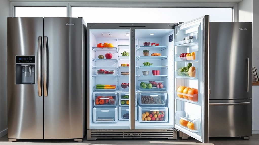 choose efficient organized refrigerator