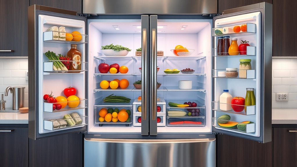 choose efficient spacious refrigerator