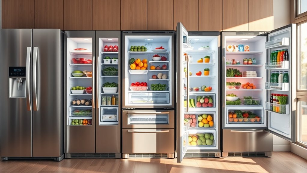choose efficient spacious refrigerator