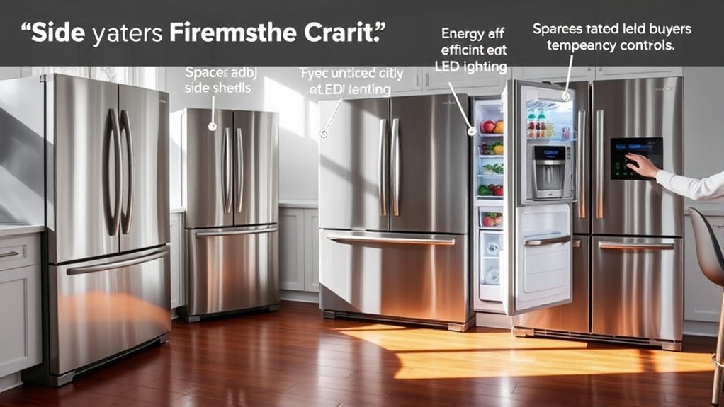 choose efficient stylish refrigerator