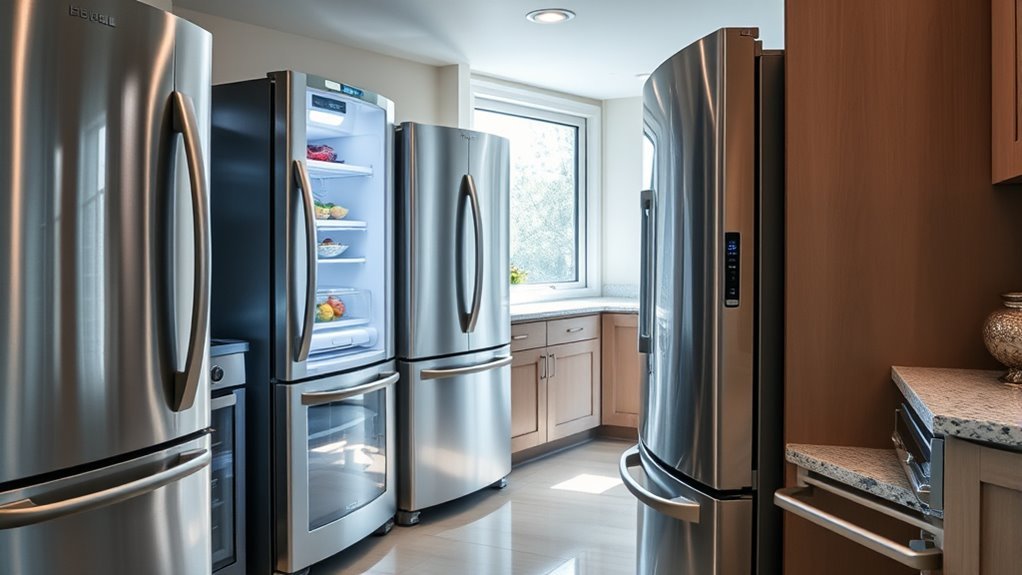 choose efficient stylish refrigerators