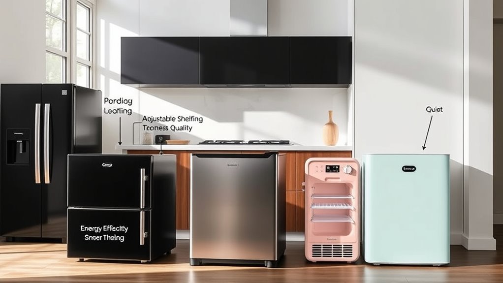 choose efficient suitable mini fridge