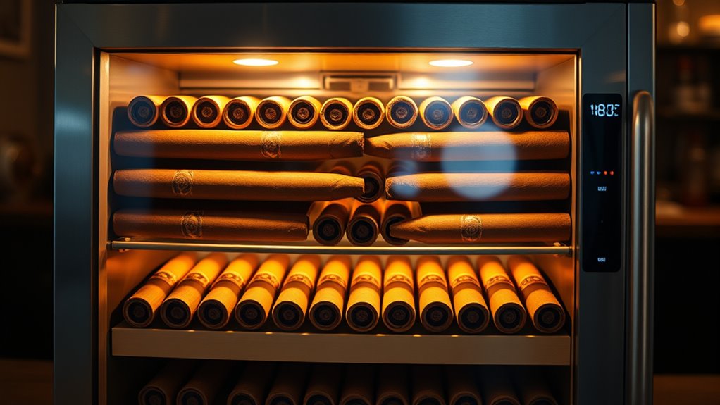 cigar storage capacity and control