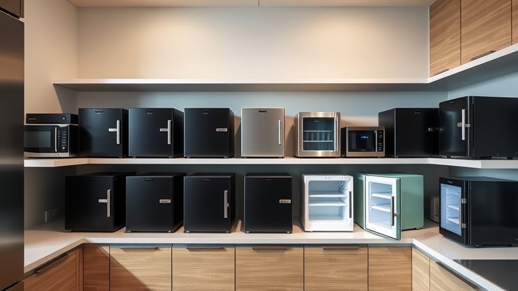 compact stylish space saving refrigerators