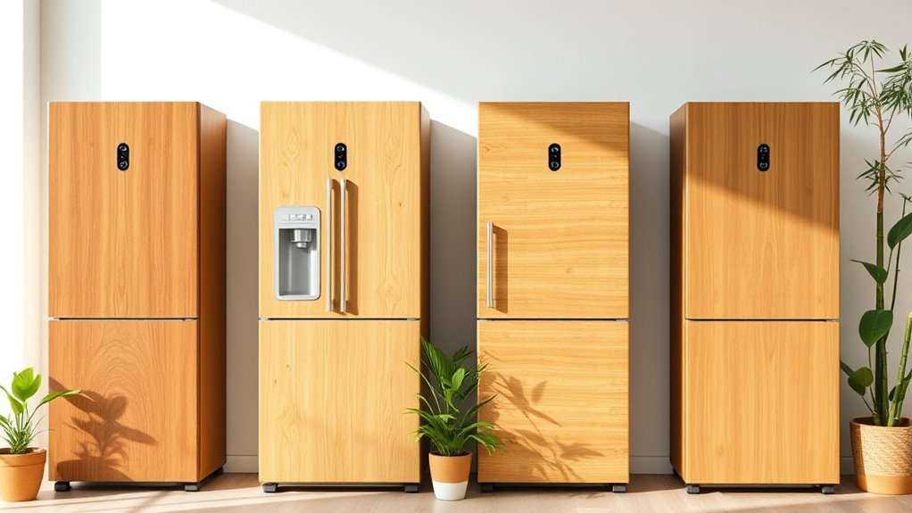 eco friendly bamboo refrigerators