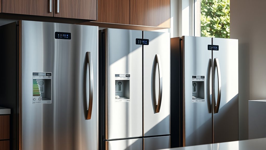 energy ratings size features