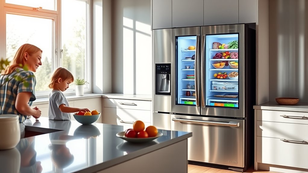 family friendly smart fridge features