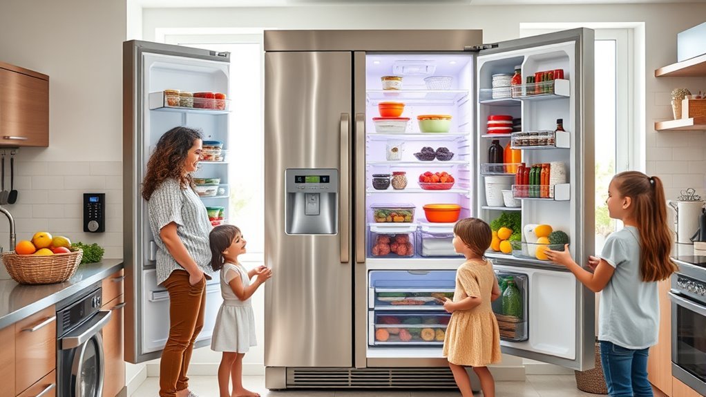 family sized efficient flexible storage