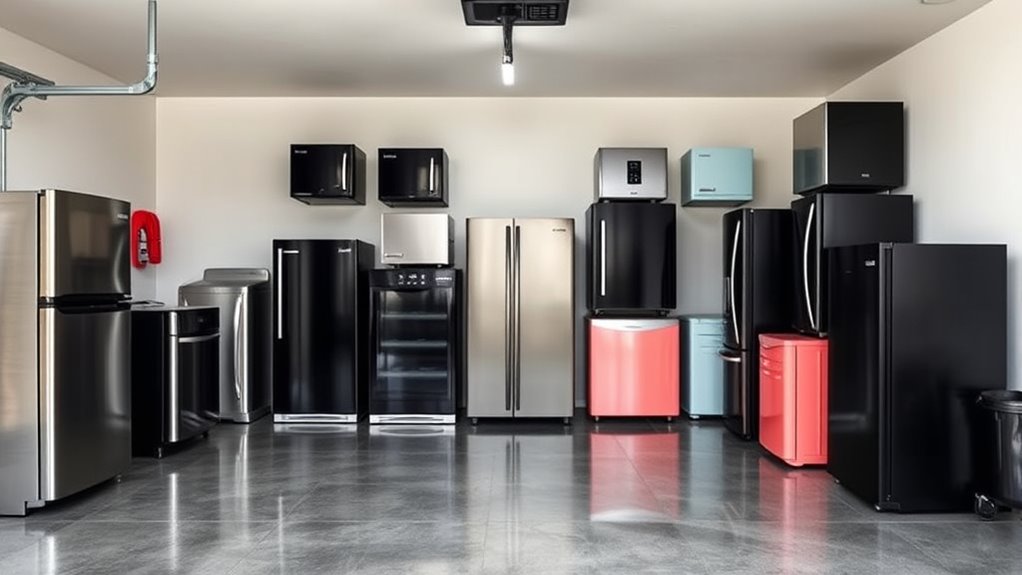 garage compatible second refrigerators