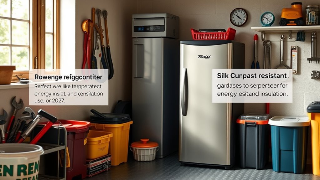 garage fridge durability and efficiency