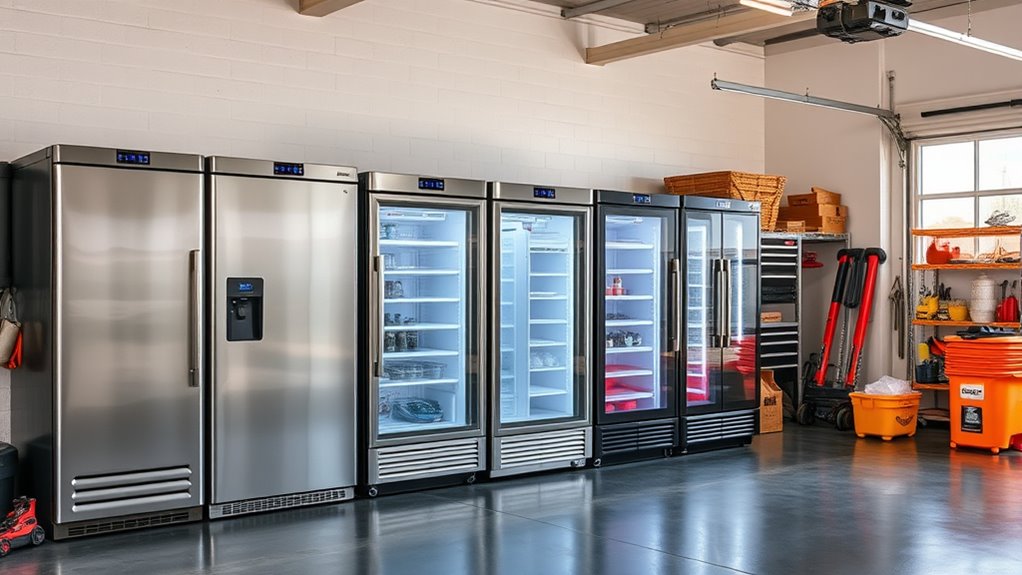 garage fridge freezer considerations