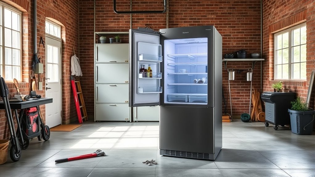garage fridge selection tips