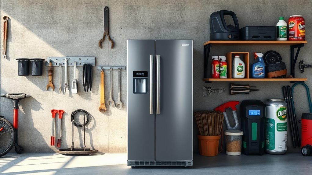 garage fridge selection tips