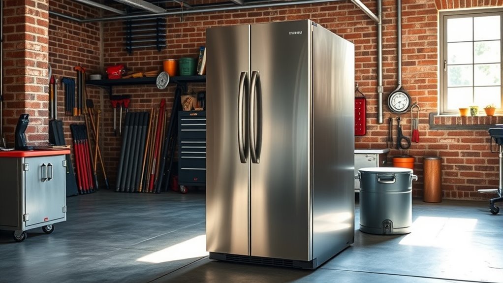 garage fridge temperature considerations
