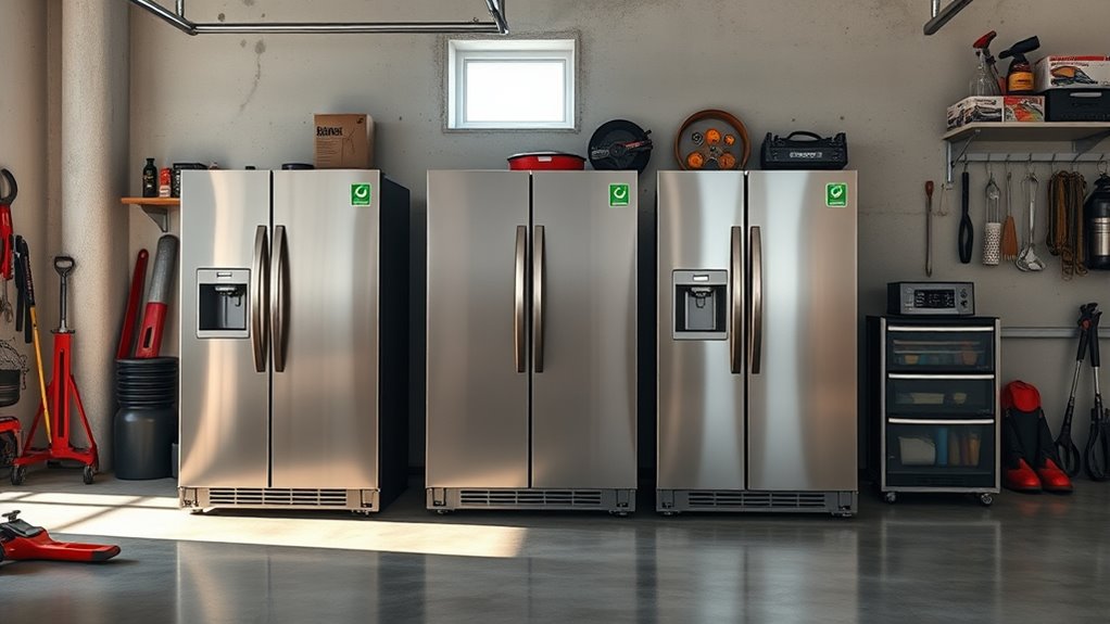 garage ready fridge considerations