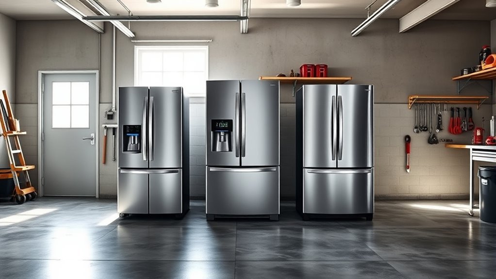 garage refrigerator feature considerations