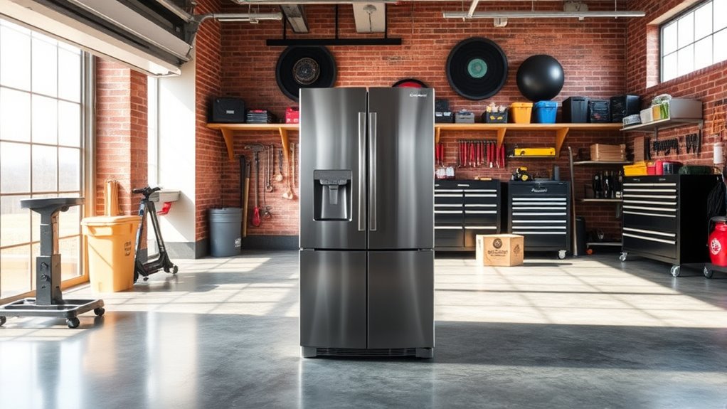 garage refrigerator features checklist