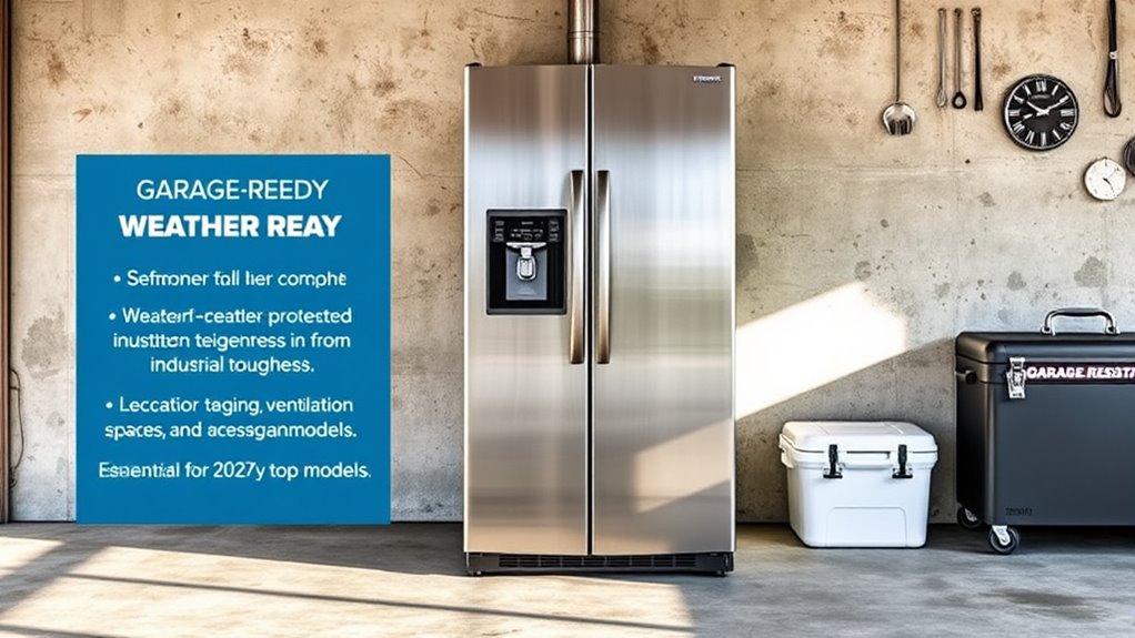 garage refrigerator freezer considerations