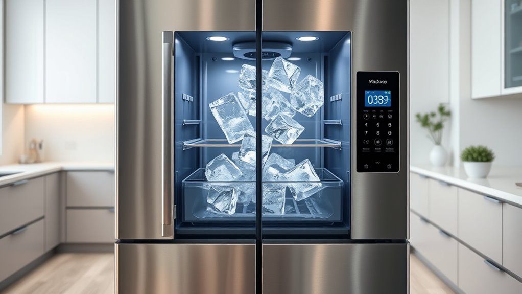 ice production and efficiency