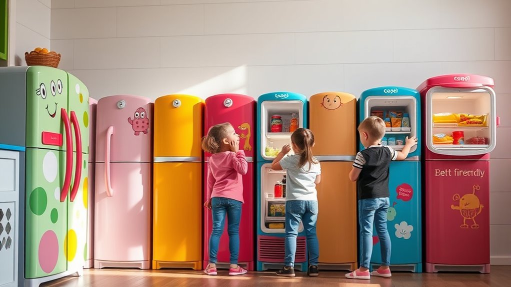 kid friendly refrigerator selections