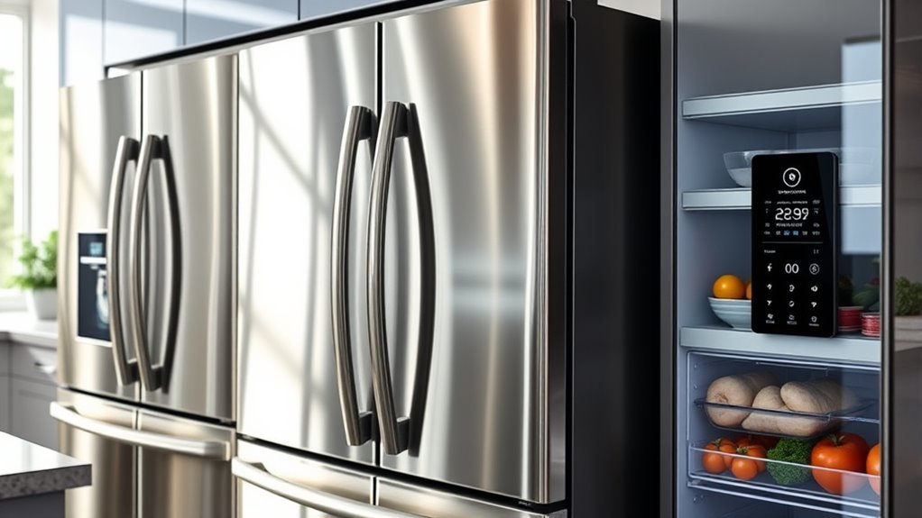 luxury fridge features and specifications