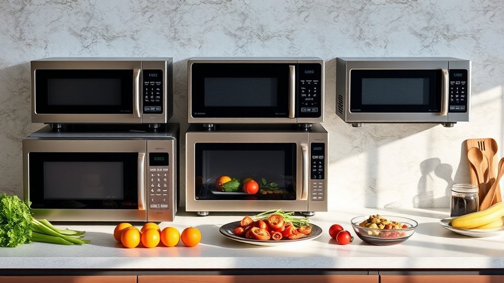 microwave features and capacity