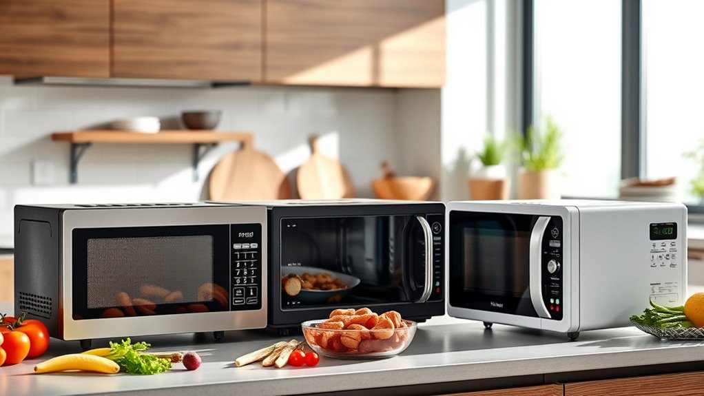 microwave features and maintenance