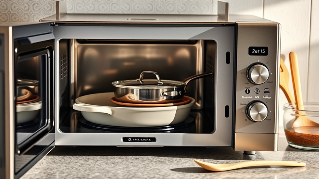 microwave safe heat distributing cookware