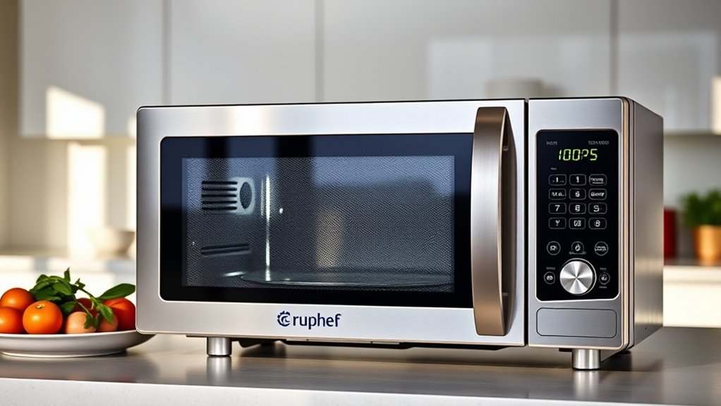 microwave size and features