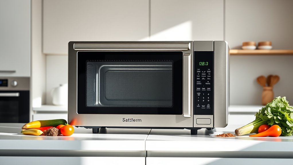 microwave size and features