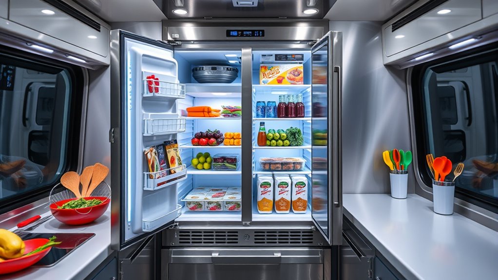 optimal food truck refrigeration