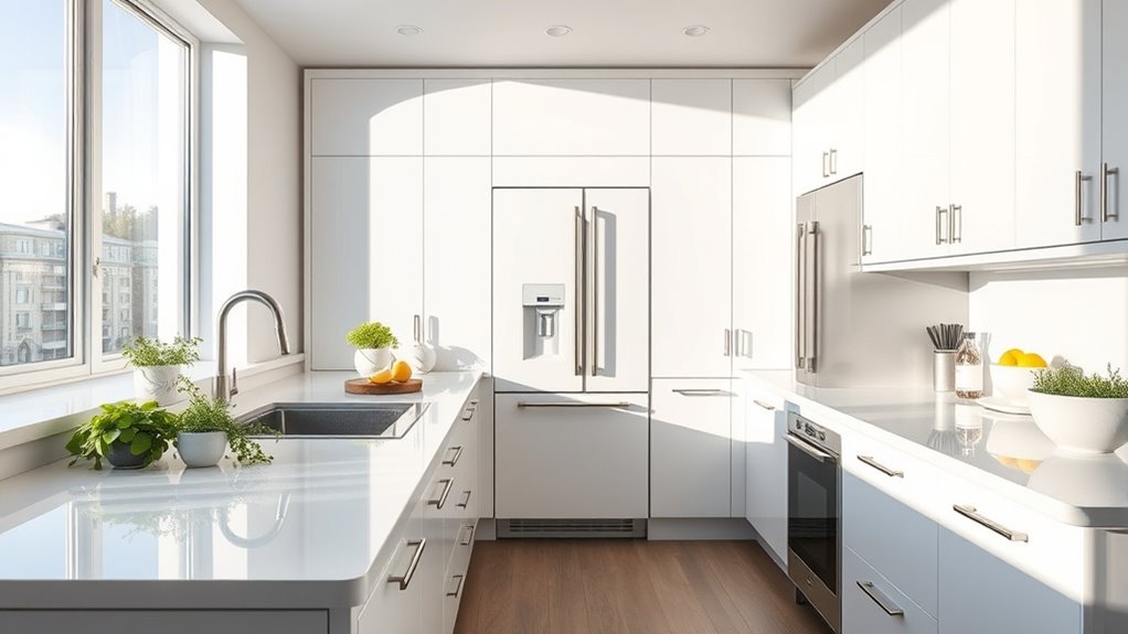 optimal refrigerator cabinet depths