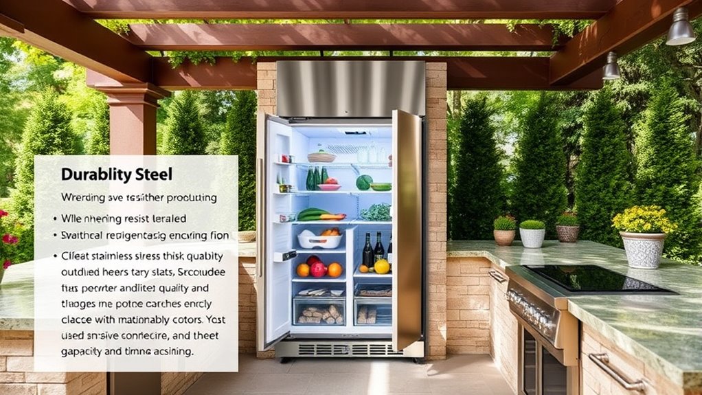 outdoor fridge selection tips