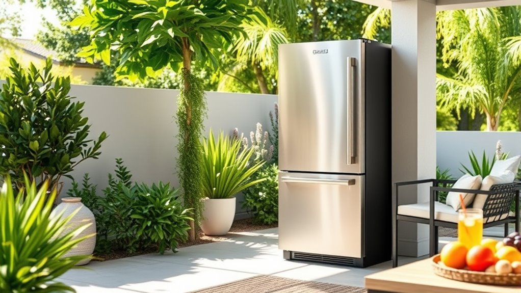 outdoor refrigerator considerations