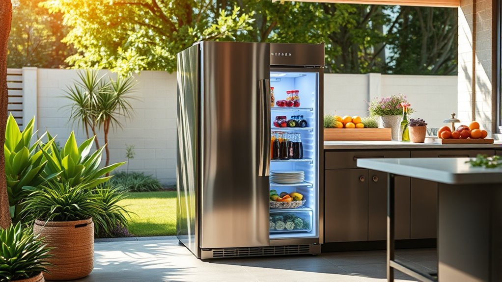 outdoor refrigerator selection tips