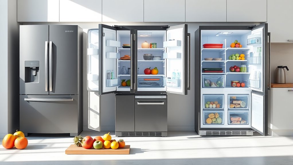 refrigerator capacity and efficiency