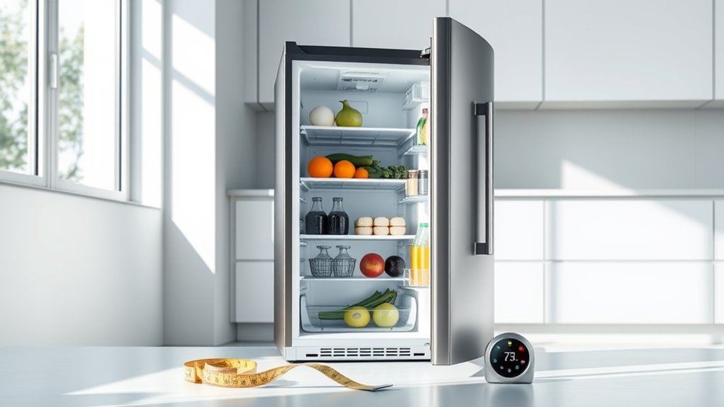 refrigerator capacity and efficiency