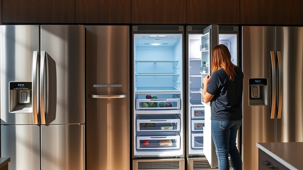 refrigerator capacity and efficiency