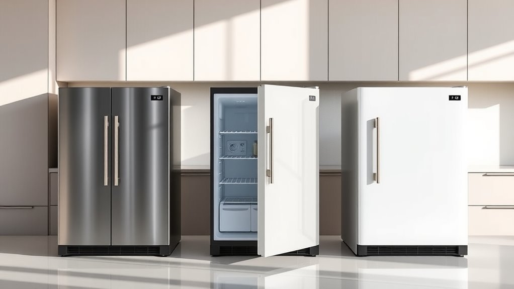 refrigerator capacity and features